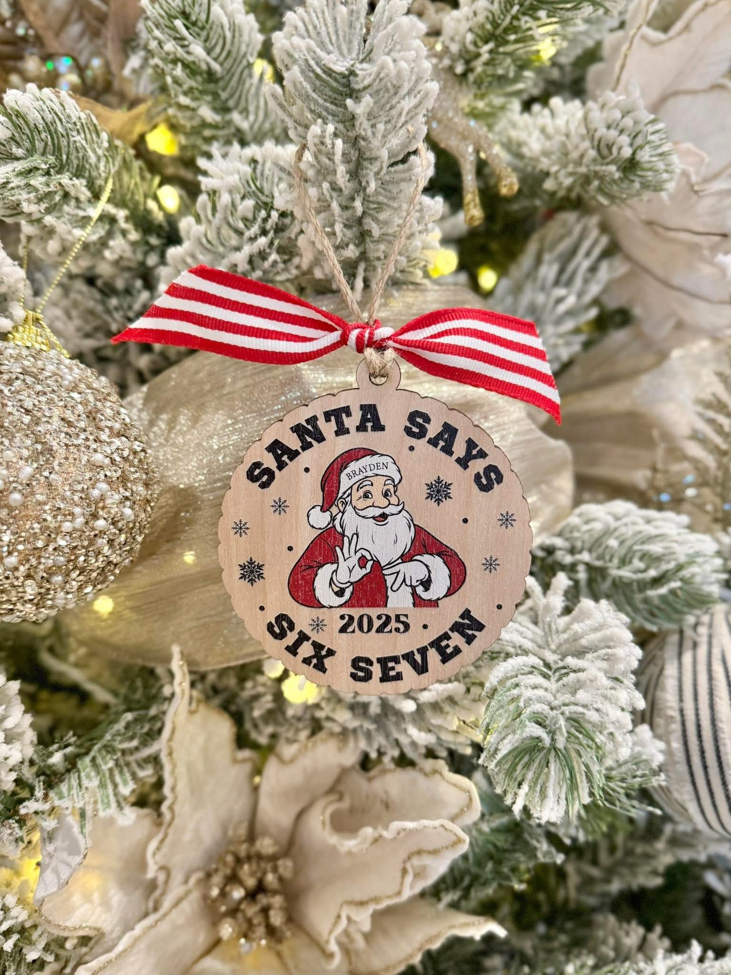 Santa says six seven