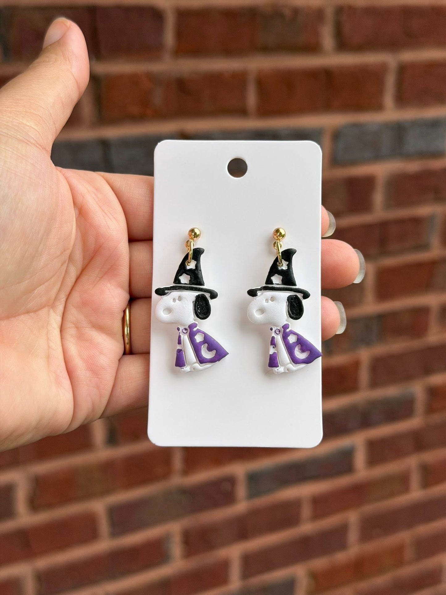 Snoopy Halloween dangles