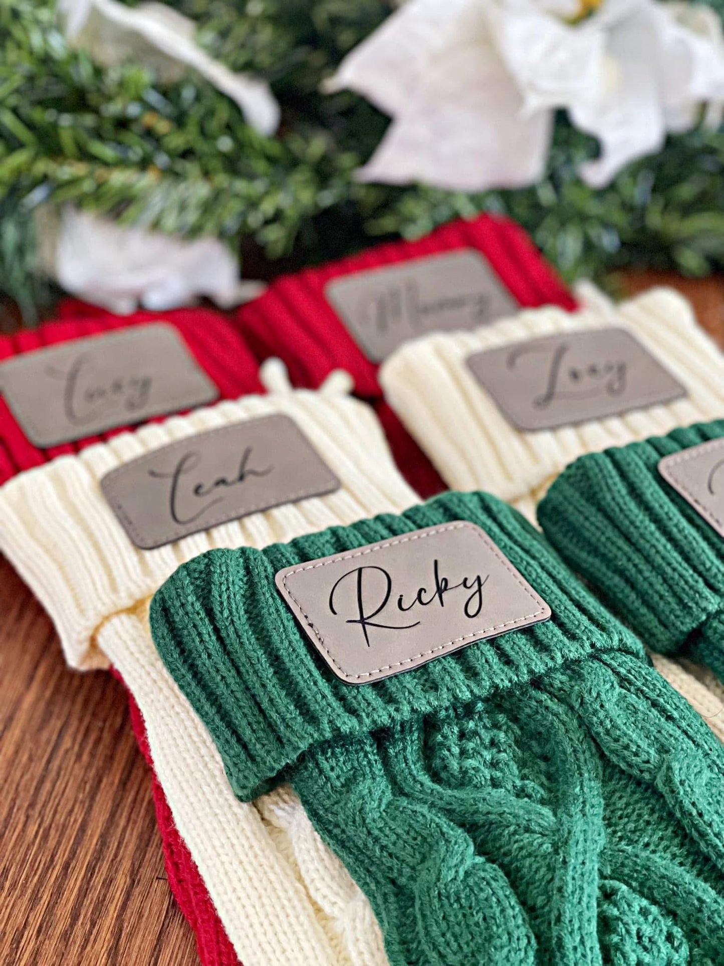 Custom knit stockings